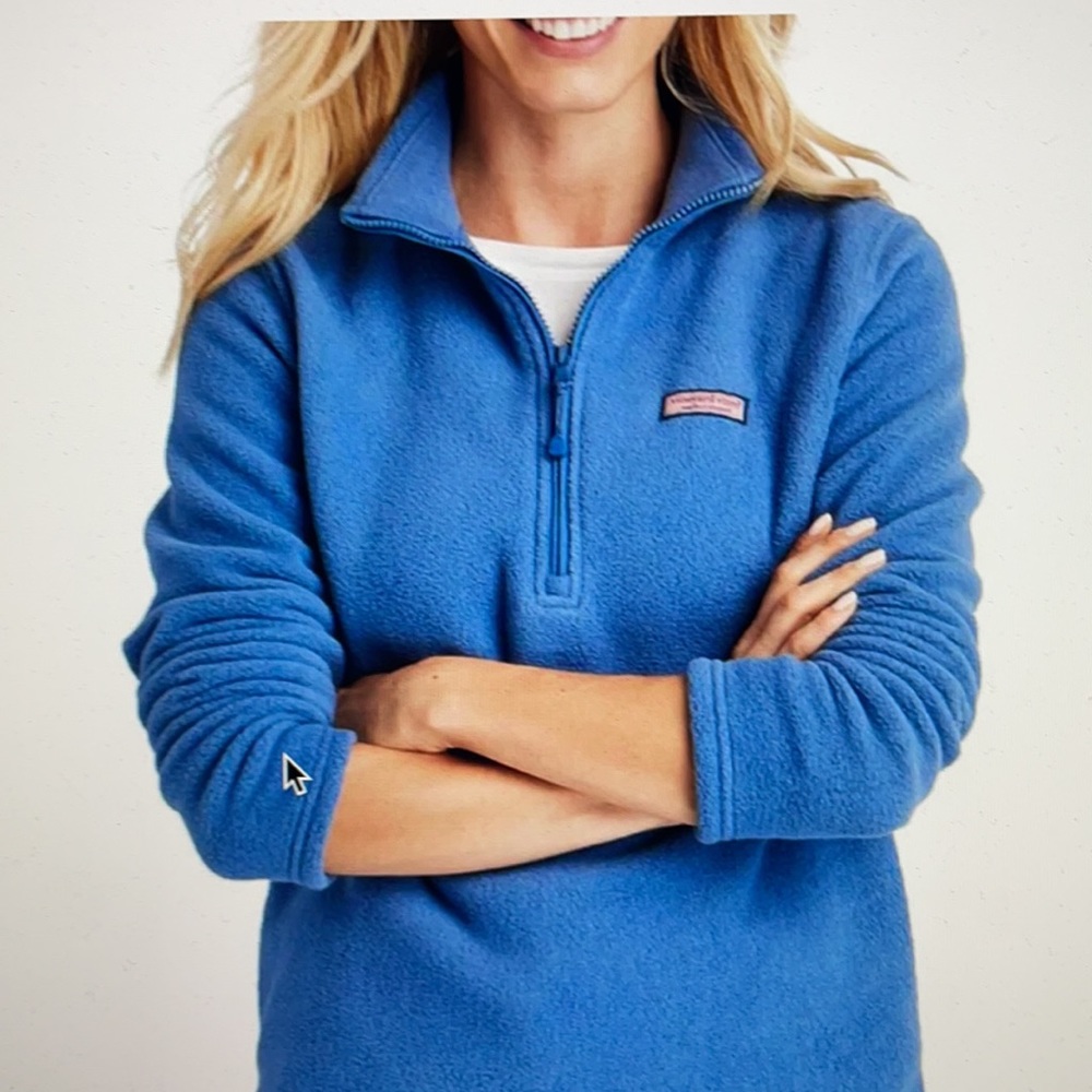 Vineyard Vines 1/4 zip Tech Fleece Pullover